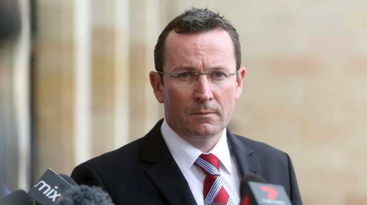Opposition leader Mark McGowan says the government is wasting taxpayers' money. Photo: Bohdan Warchomij