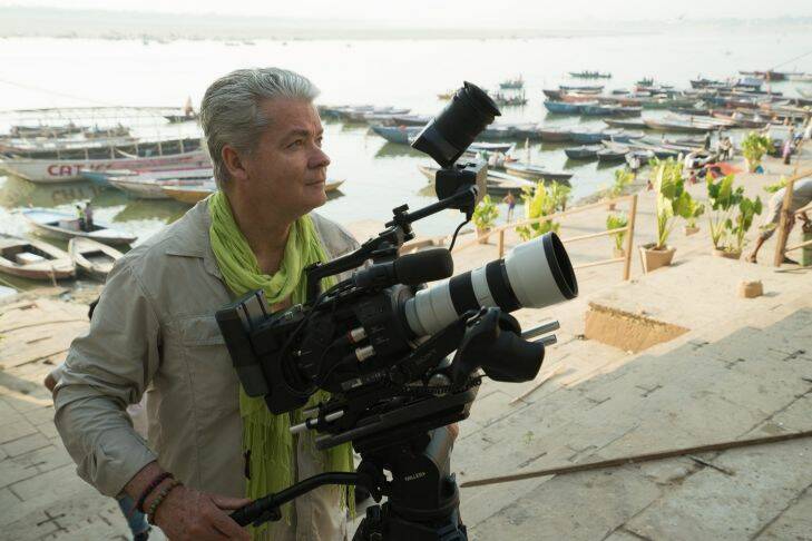 Filmmaker Bill Bennett's documentary PGS.?? Bill Bennett at Varanasi.