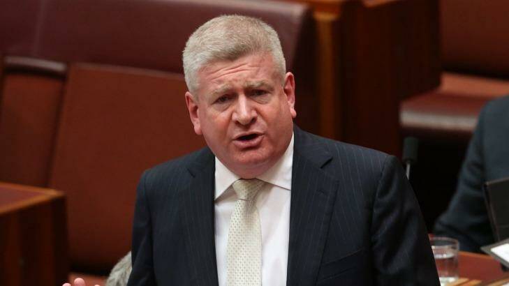 Communications Minister Mitch Fifield says he is concerned about the recent Four Corners asylum seeker story.  Photo: Andrew Meares