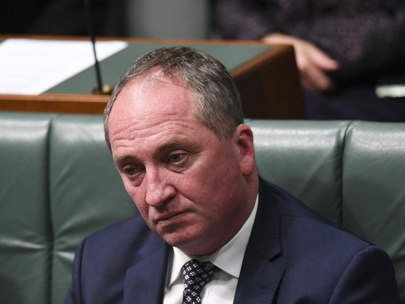 The father of Barnaby Joyce's pregnant partner has ignored the MP's requests for privacy (File).