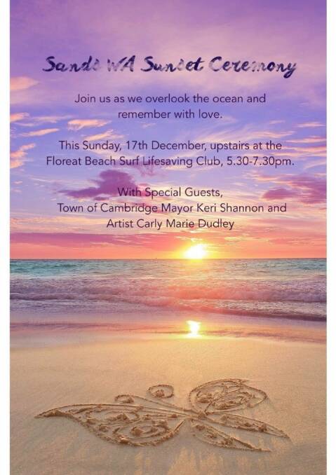 Perth sunset ceremony to provide support for bereaved families