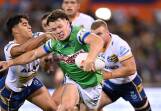 Teen five eighth Ethan Strange has locked in a long-term deal with the Canberra Raiders. (Lukas Coch/AAP PHOTOS)