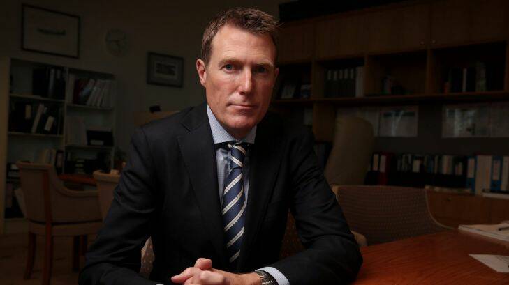 Social Services minister Christian Porter at Parliament House in Canberra on Thursday 11 May 2017. Photo: Andrew Meares 