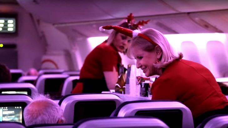 Passengers on board two Virgin Australia flights missed Christmas due to the International Date Line.