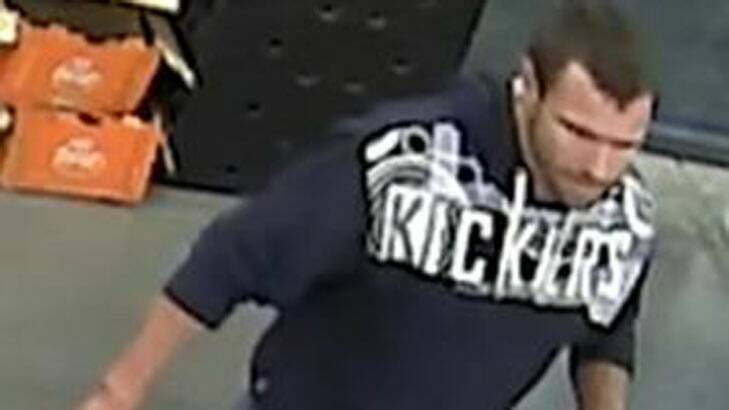 Police want to talk to this man about the credit-card spree. Photo: WA Police