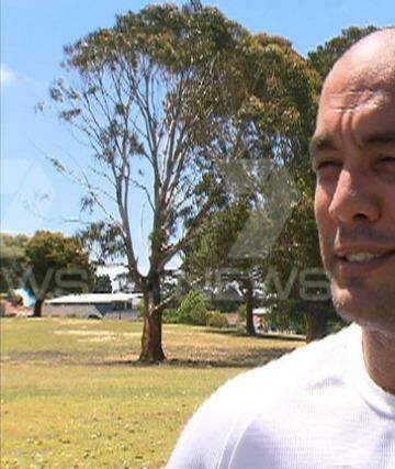 Daniel Kerr spoke for the first time since he was released from a Perth prison. Photo: Seven News