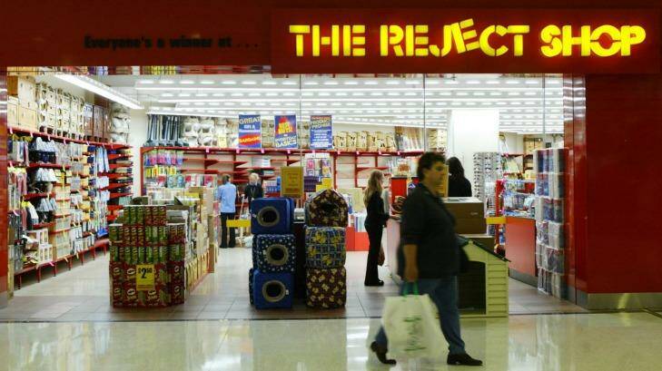 The Reject Shop was trading at $17 in January but is now just over 8$. Photo: Brendan Esposito