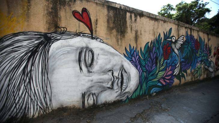Street art in Rio de Janeiro. Photo: Jamie Durie