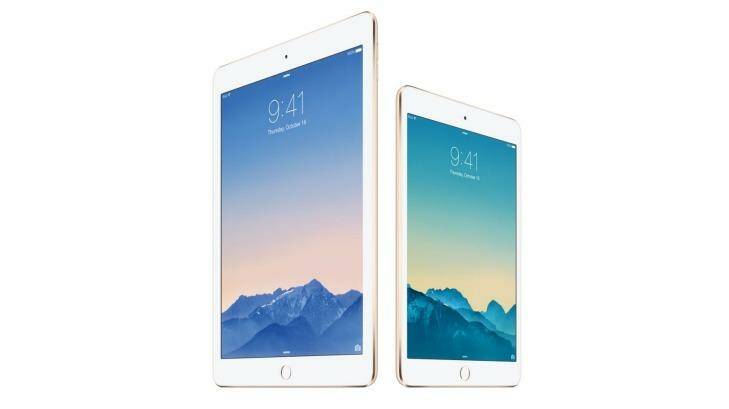 Apple's new iPad Air 2 and iPad Mini 3 side by side. Photo: Apple