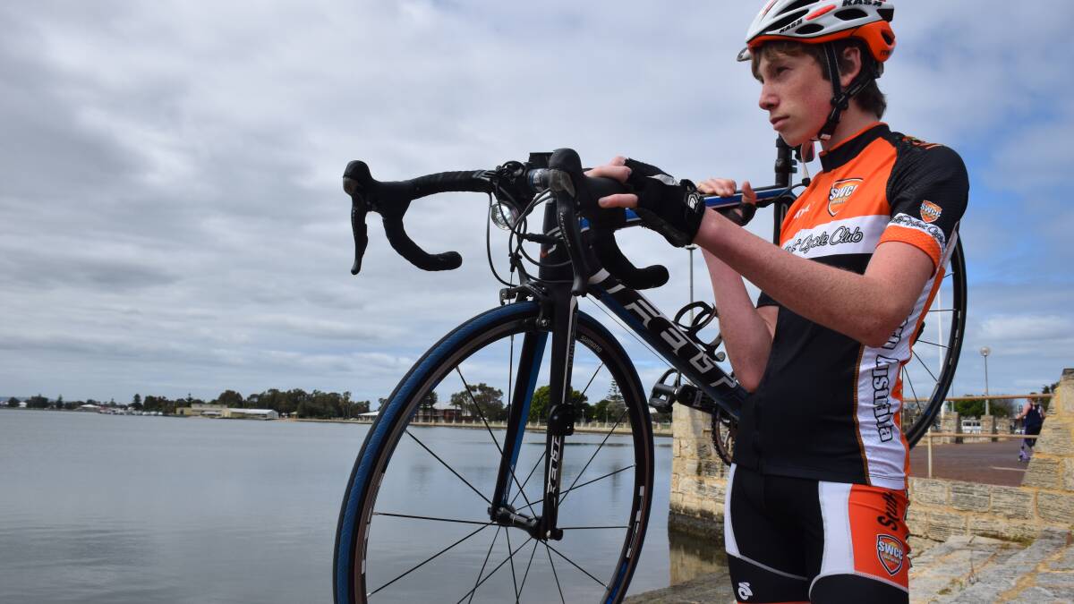Young cyclist Bryce Lanigan is working towards his dream. 