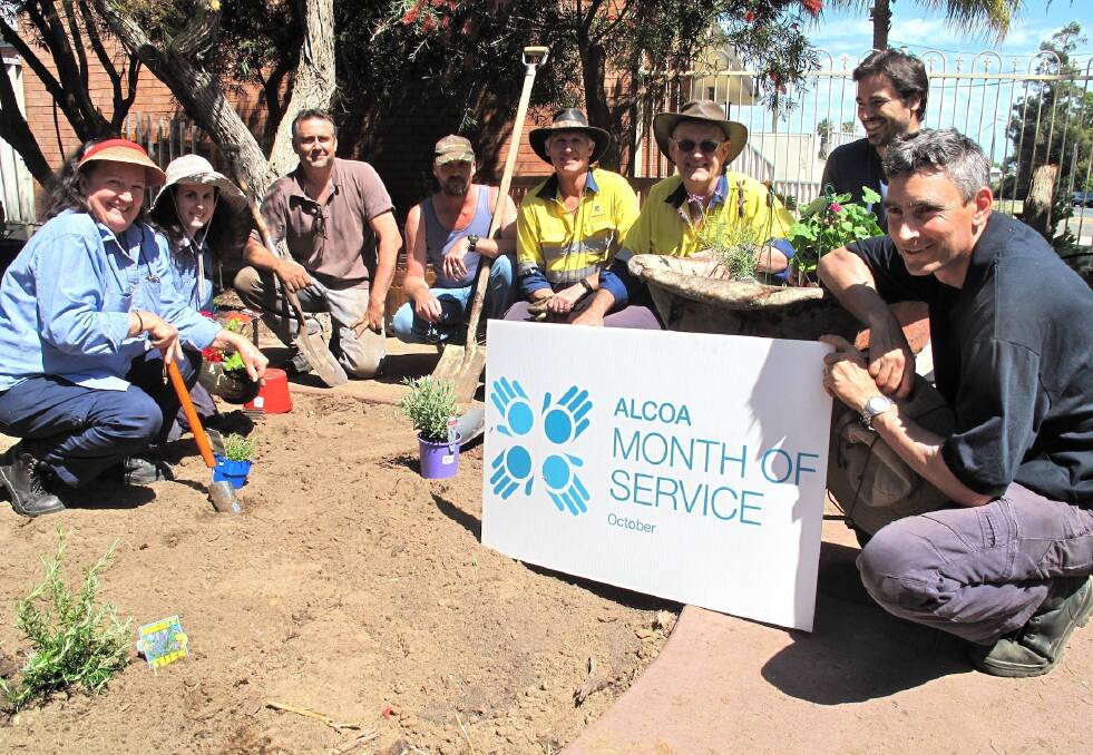 Morrissey Homestead residents have a new garden thanks to the hard work of Alcoa voluneers. 