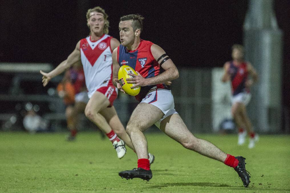 Carey Park were slick in their defeat of South Bunbury on Saturday night. Photo: Ashley Pearce. 