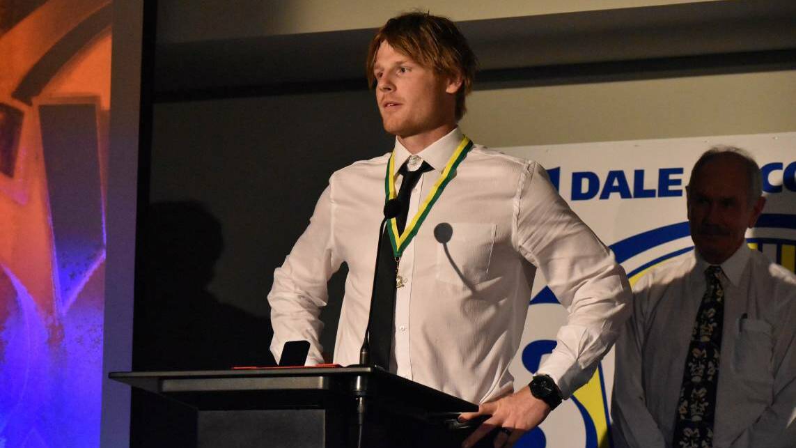Footy HQ - WA provided live coverage of the 2015 Hayward Medal count which was won by Busselton's Chris Kane. Photo: Andrew Elstermann. 