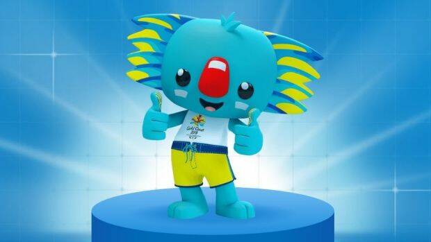 Borobi the surfing koala has been revealed as the official mascot for the 2018 Gold Coast Commonwealth Games. Photo: Supplied