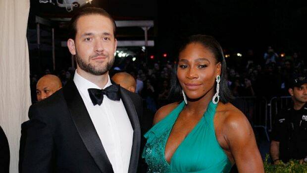 Reddit co-founder Alexis Ohanian with fiance Serena Williams. Photo: Jackson Lee

