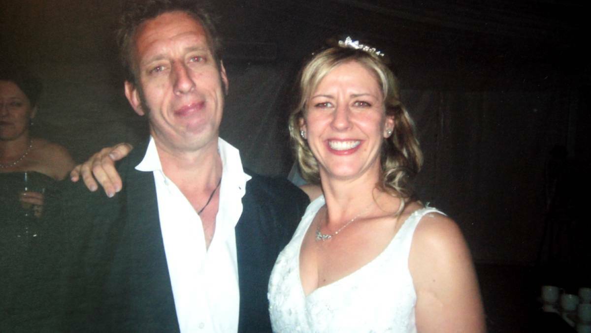 Bunbury man Gary Welhan's with his sister Tina Watt on her wedding day.