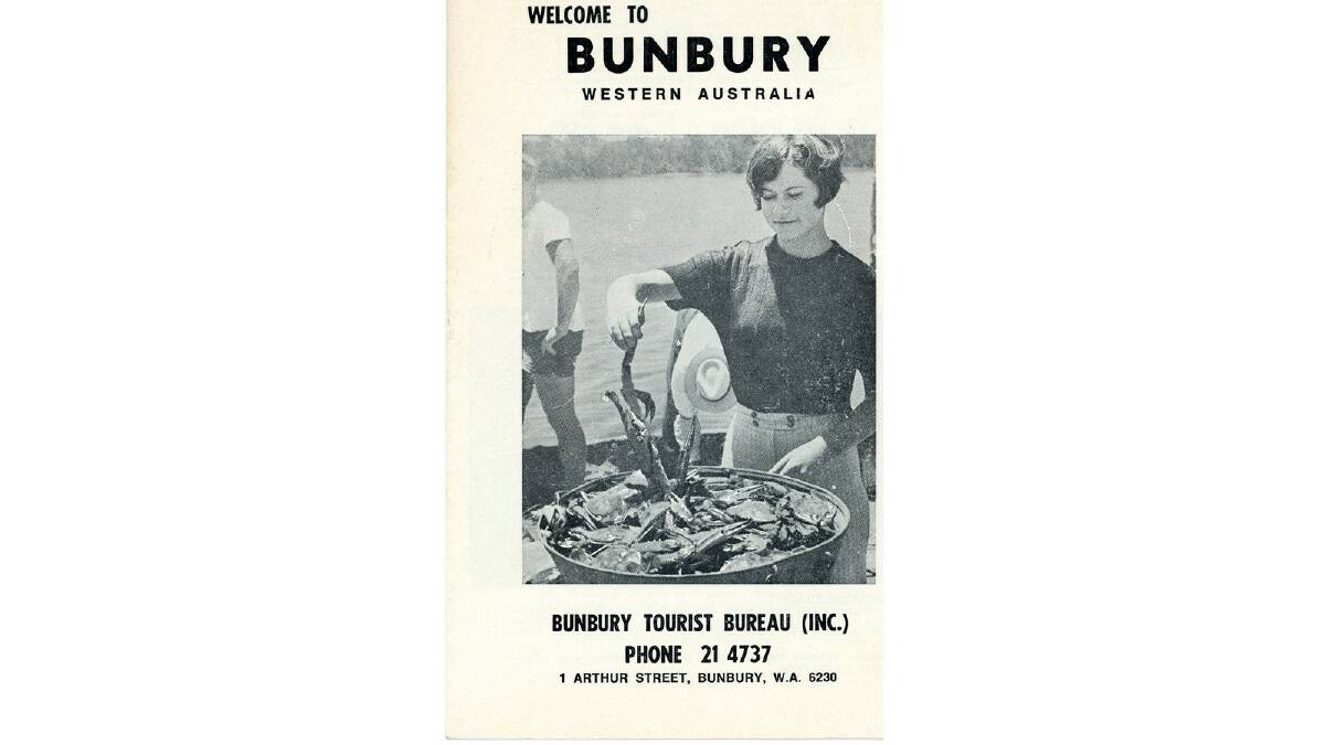 An old pamphlet from the Bunbury Tourist Bureau.