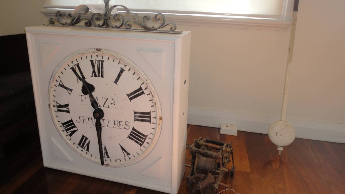 The clock from the Stephen Street Post Office, which was demolished following earthquake damage.