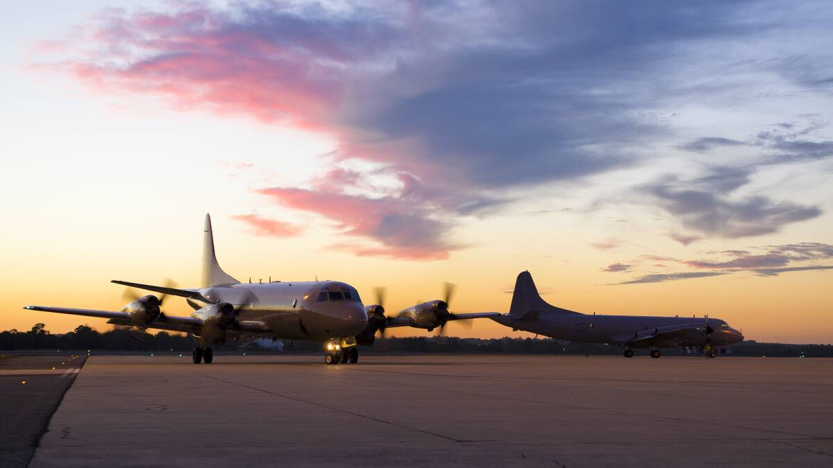A Royal New Zealand Air Force P-3K2 Orion aircraft arrives March 18, 2014 at RAAF Base Pearce, Western Australia. The aircraft is to join the Australian Maritime Safety Authority-led search for Malaysia Airlines Flight MH370 in the southern Indian Ocean. Photo: Getty Images.