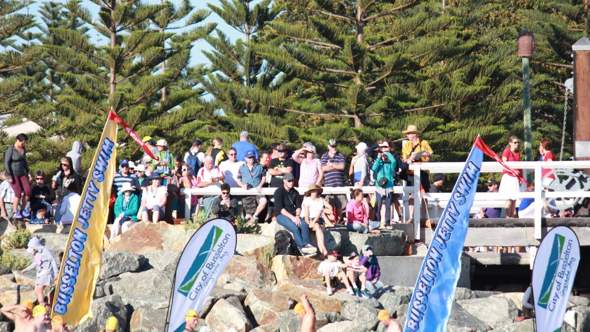 Spectators were finding the best spots to watch the start and finish of the race.