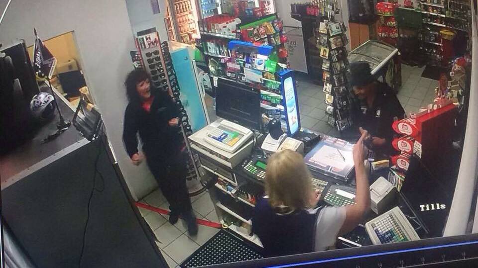 A woman was injured in an armed hold up at BP on Forrest Avenue on Wednesday night. If you have any information contact Crime Stoppers. Photo courtesy of GWN7 News.  