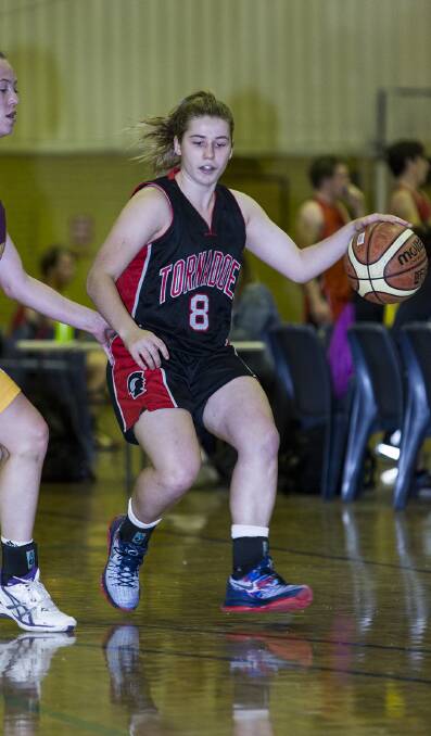 Ebony Bilcich poured in 14 points for Tornadoes Black in round 18 of the women's A-grade competition.