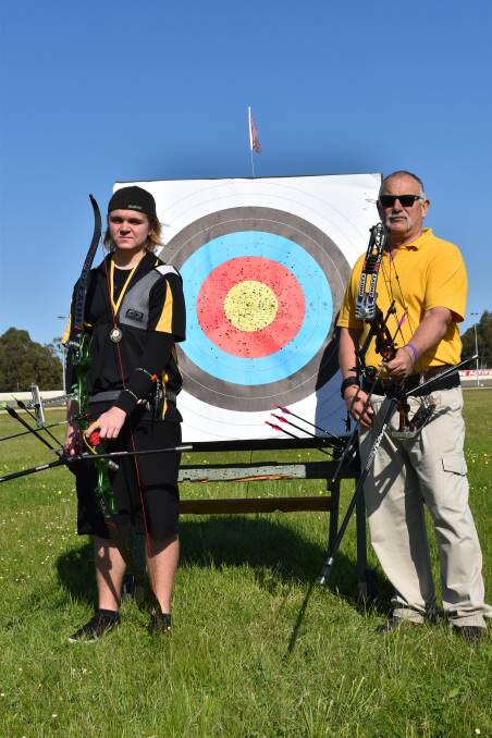 Bayden Young and Gordon Pattenden both competed strongly at the State Indoor Archery Championships held earlier this month.
