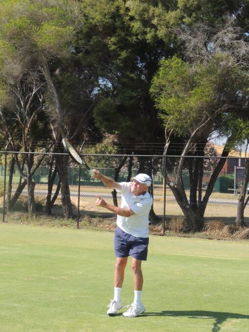 Bunbury tennis player John Cartledge is still serving aces at age 80.