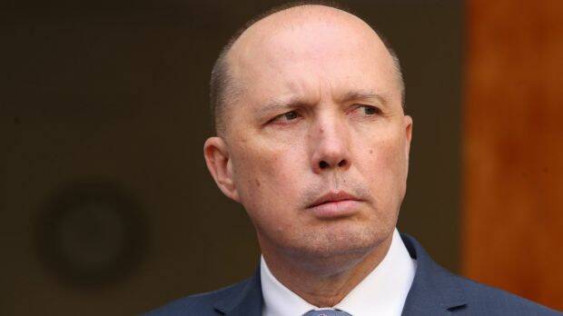 "That's an issue between those two countries": Immigration Minister Peter Dutton. Photo: Andrew Meares