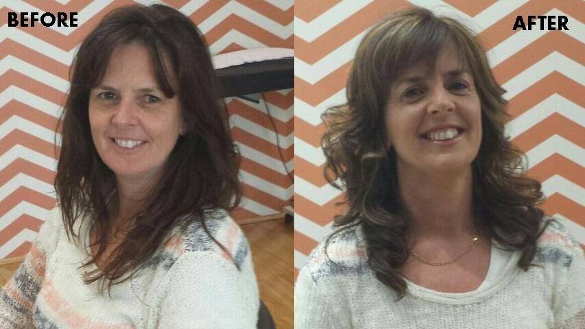 Deserving Australind mother Deanne Macri before and after her surprise Studio 66 makeover.