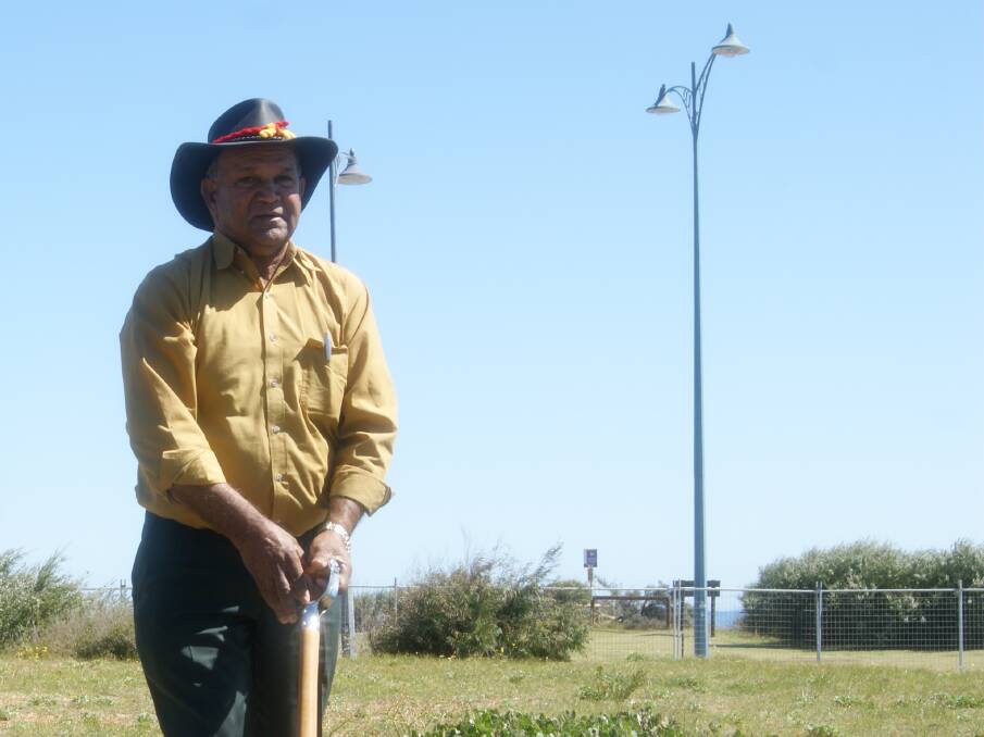 Bunbury elder Dennis Jetta at the Wardandi Aboriginal Park. 