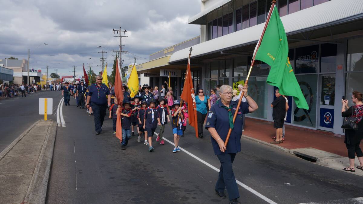 Bunbury's Anzac Day Parade, starting at the RSL and marching to Graham Bricknell Music Shell. 