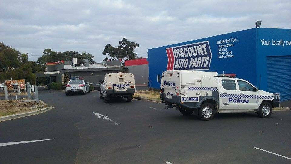 Police attended Discount Auto Parts in Australind to investigate a burglary and assault. 