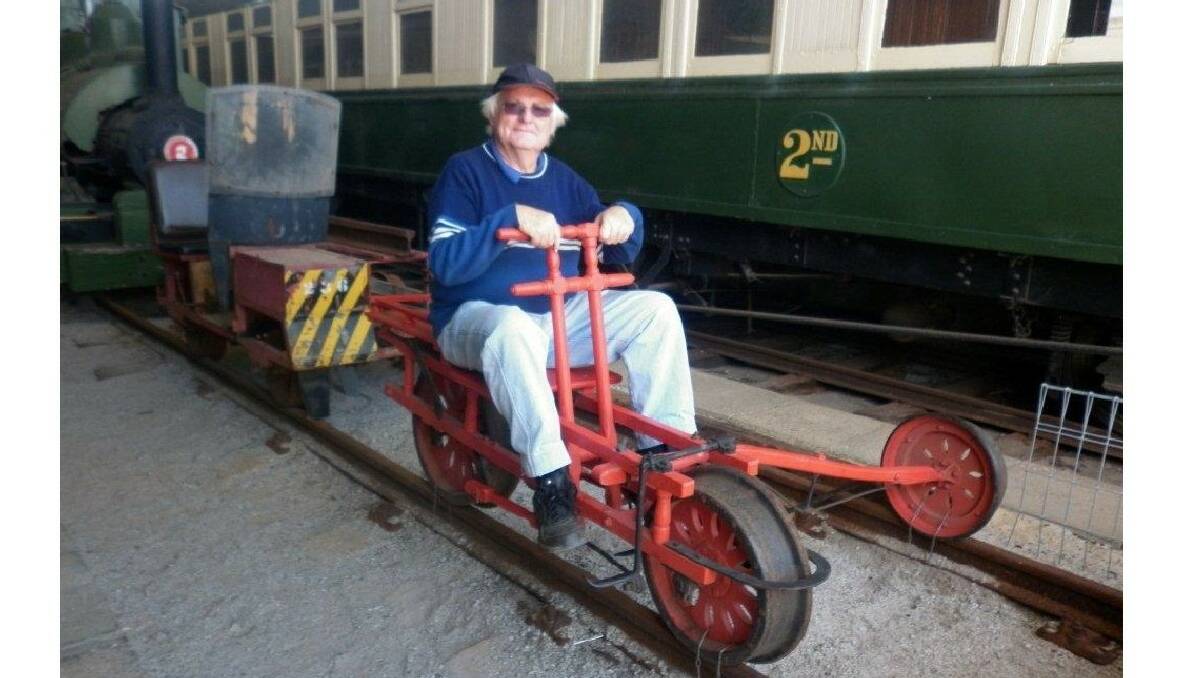 Norm Chapple is appealing for modern agricultural equipment to display alongside old machinery at the South West Rail and Heritage Centre. Photo: Donnybrook-Bridgetown Mail.