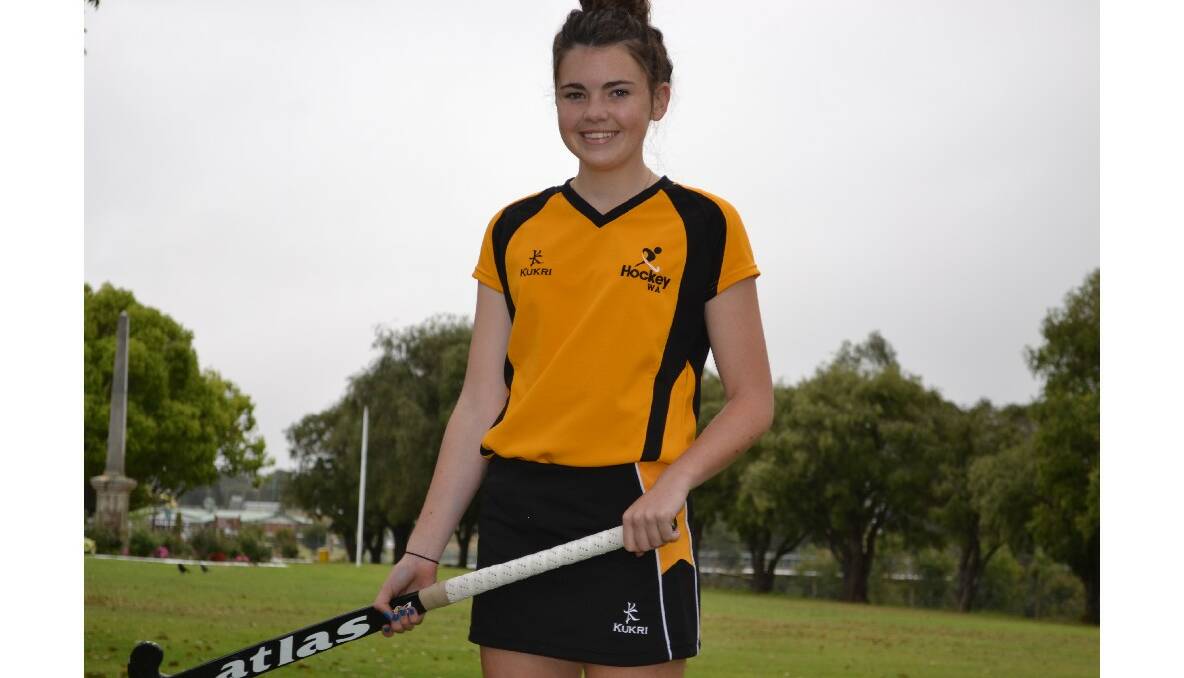 Collie's Lucy Barrett finished runner-up fairest and best for WA at the National Hockey Championships in Busselton.