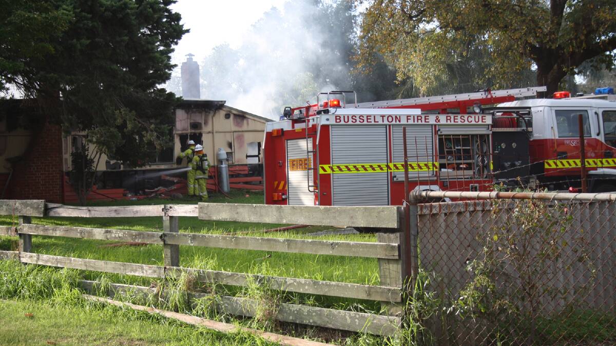 A CAPEL family lost everything they own in a house fire yesterday afternoon.