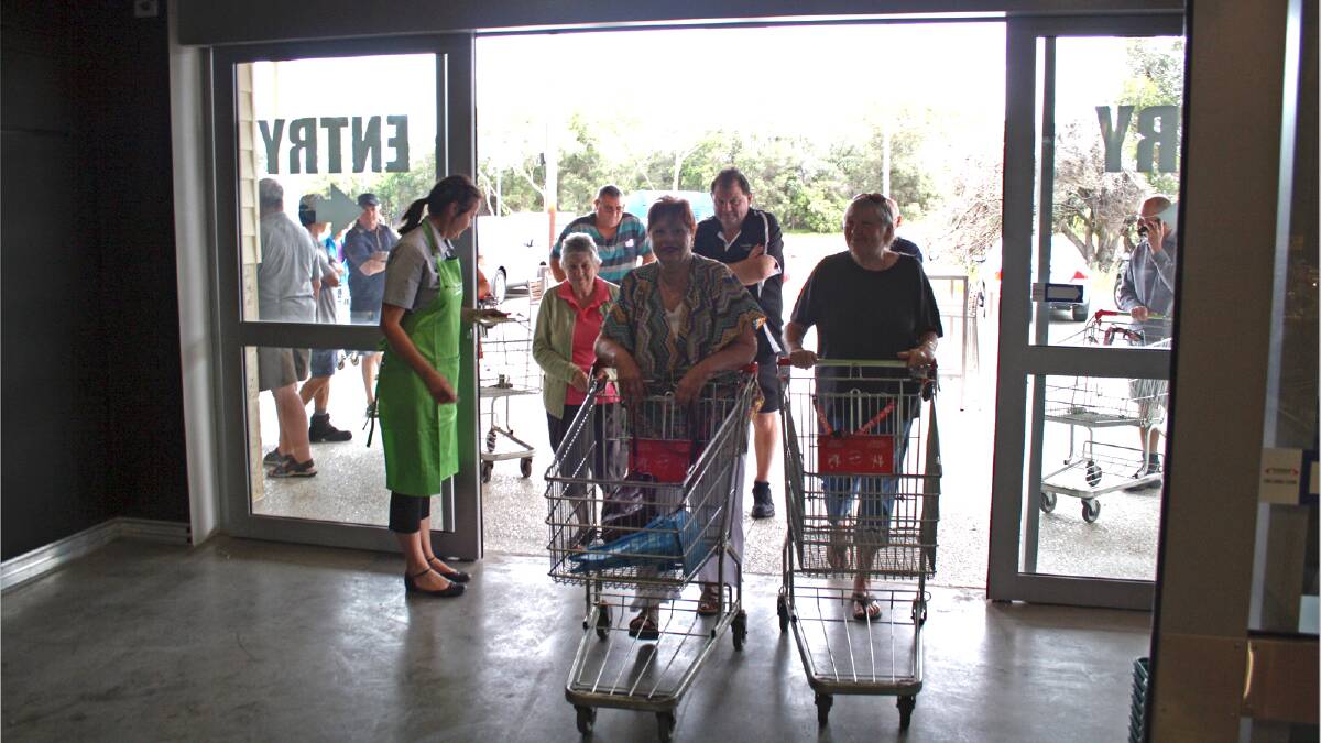 A LARGE crowd was on hand for the grand opening of the new Bunbury Farmers Market on Friday morning. 