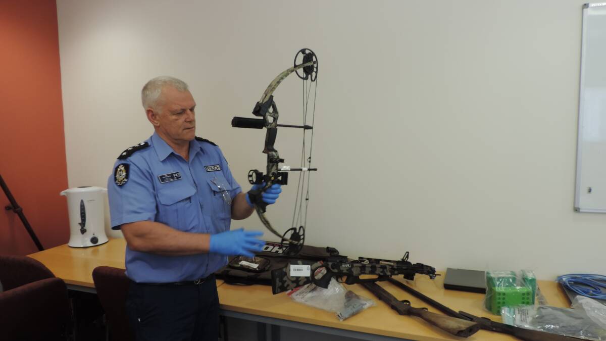 Drugs and weapons seized during a police blitz in the South West. 