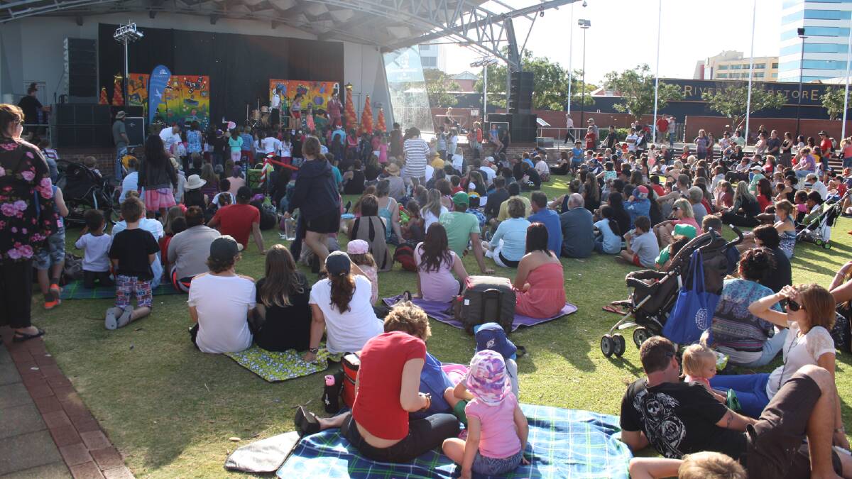 A large crowd attended the 2013 City of Bunbury Christmas Carnival and Parade. 