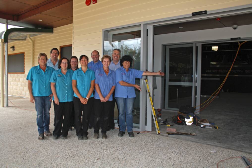 Bunbury Farmers Market workers Noo Nilon, Alan Woodward, Julie Plant, Natasha Clark, Eileen Anders, Craig Jensen, Jane Boreham, general manager Leith Johnston and Karen Moses are excited to welcome customers to the new store which opens this Friday. 