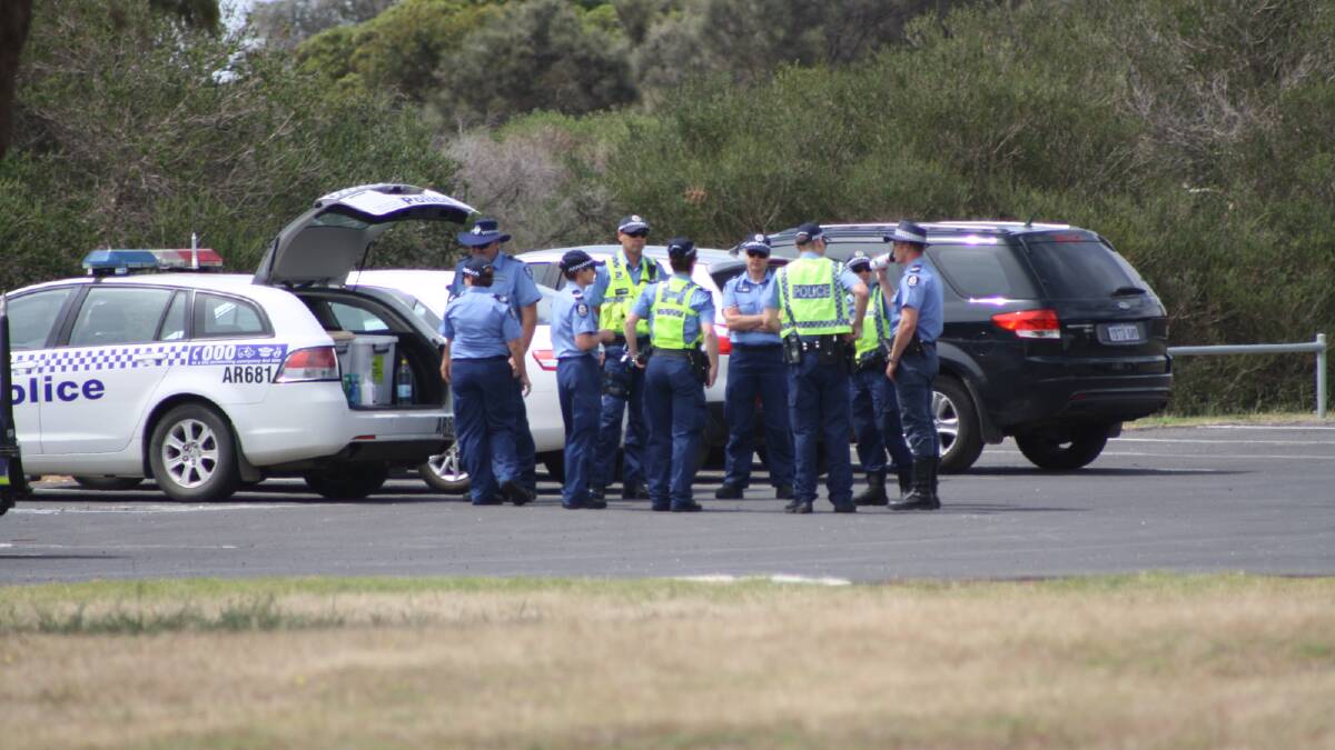 The investigation continues into explosive materials found in the Leschenault Estuary. 