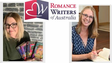 COMMUNITY: Mandurah author Louisa West and Cowaramup author Lily Malone were among the attendees of the RWA's 2022 conference in Perth. Pictures: Supplied.