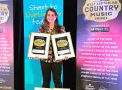 BACK AT IT: South West country singer Codee-Lee has returned from a three year hiatus to win four WA Country Music Awards. Picture: Supplied.