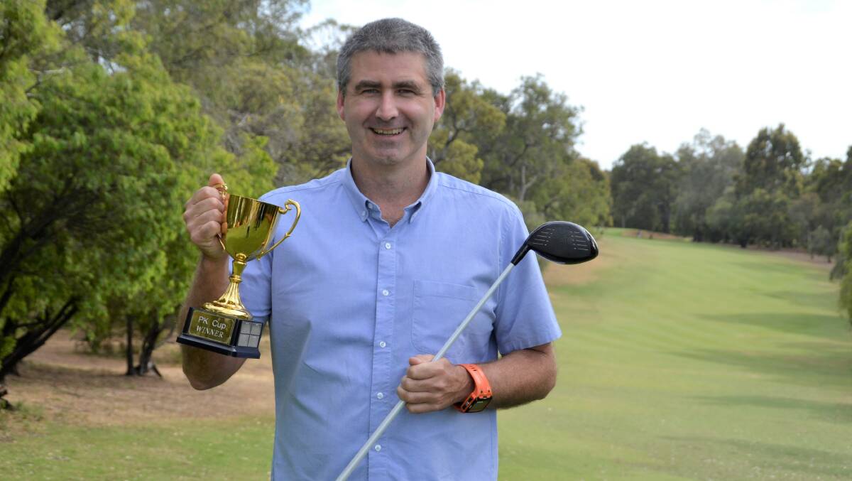 The PK Cup: Capel Golf Club member Shaun Knott. Picture: Pip Waller 