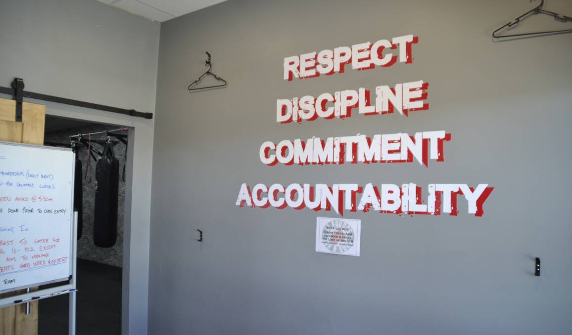 Eaton Boxing Club's four core values that Dion Billett says are especially important to reinforce for the club's younger boxers. 