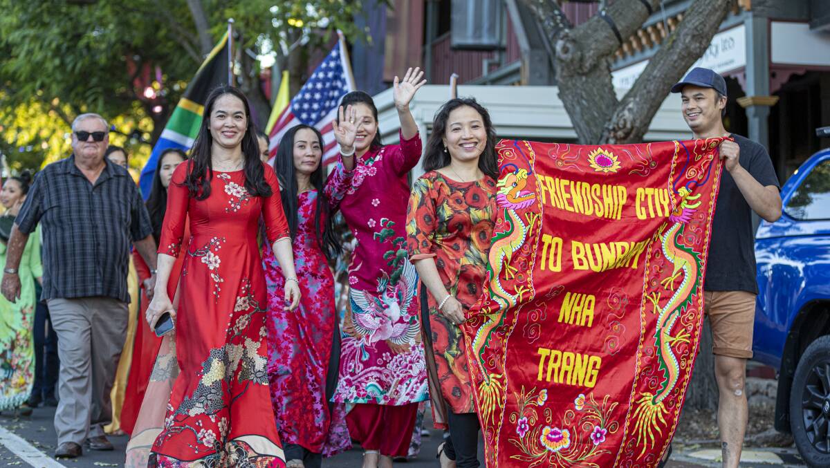 Multicultural Festival: A large variety of cultures are represented in the Flag Parade. Picture: supplied 