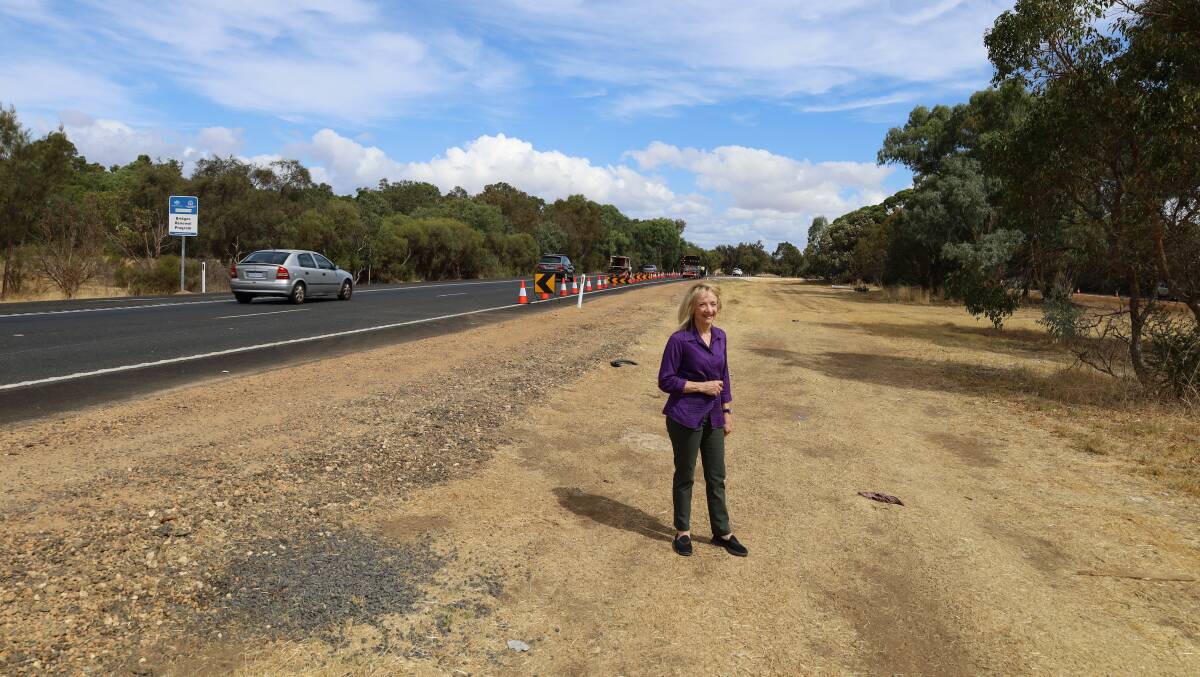 Funding received: Nola Marino at the Tren Creek, Bussell Highway site of one of the Bridges Renewal Program projects. Picture: supplied 
