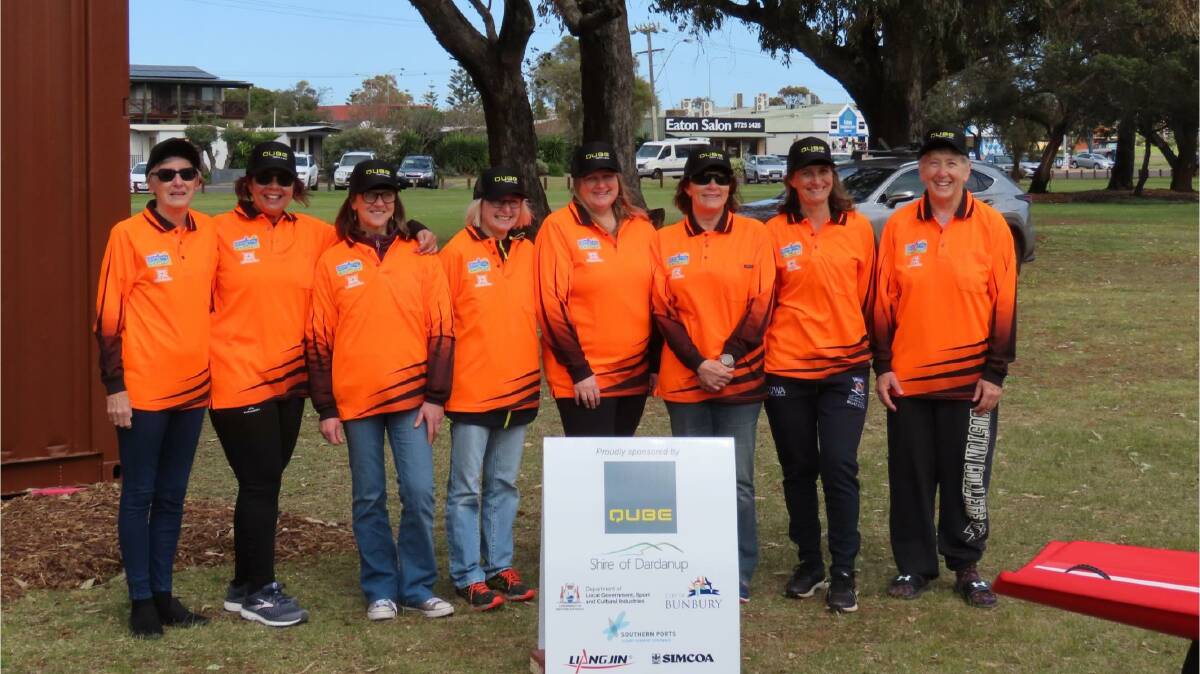 Bunbury's Coastal Rowing WA Inc team at their new home at the Eaton Foreshore. Photo is supplied.