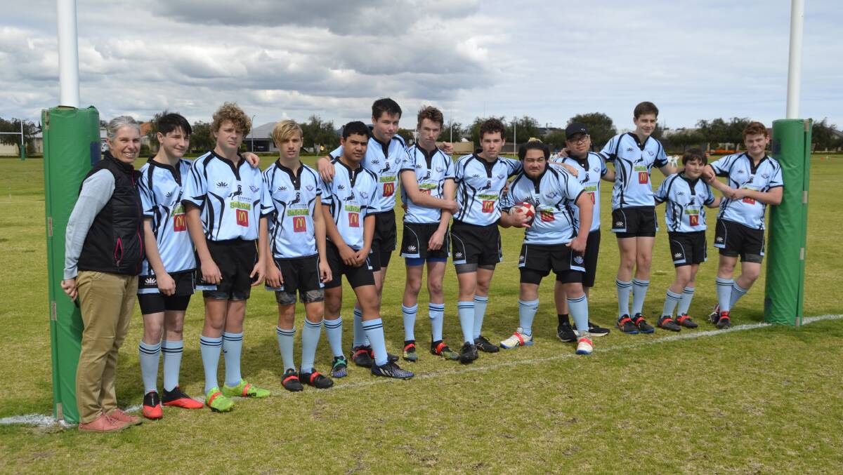 President and Coach of the South West Spirit Rugby Union with the under 15's team. 