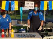 An important cause: Forza Dragon Boat Club Chairman John Campbell said the club raised over $1600 to support Ukraine. Picture: Supplied